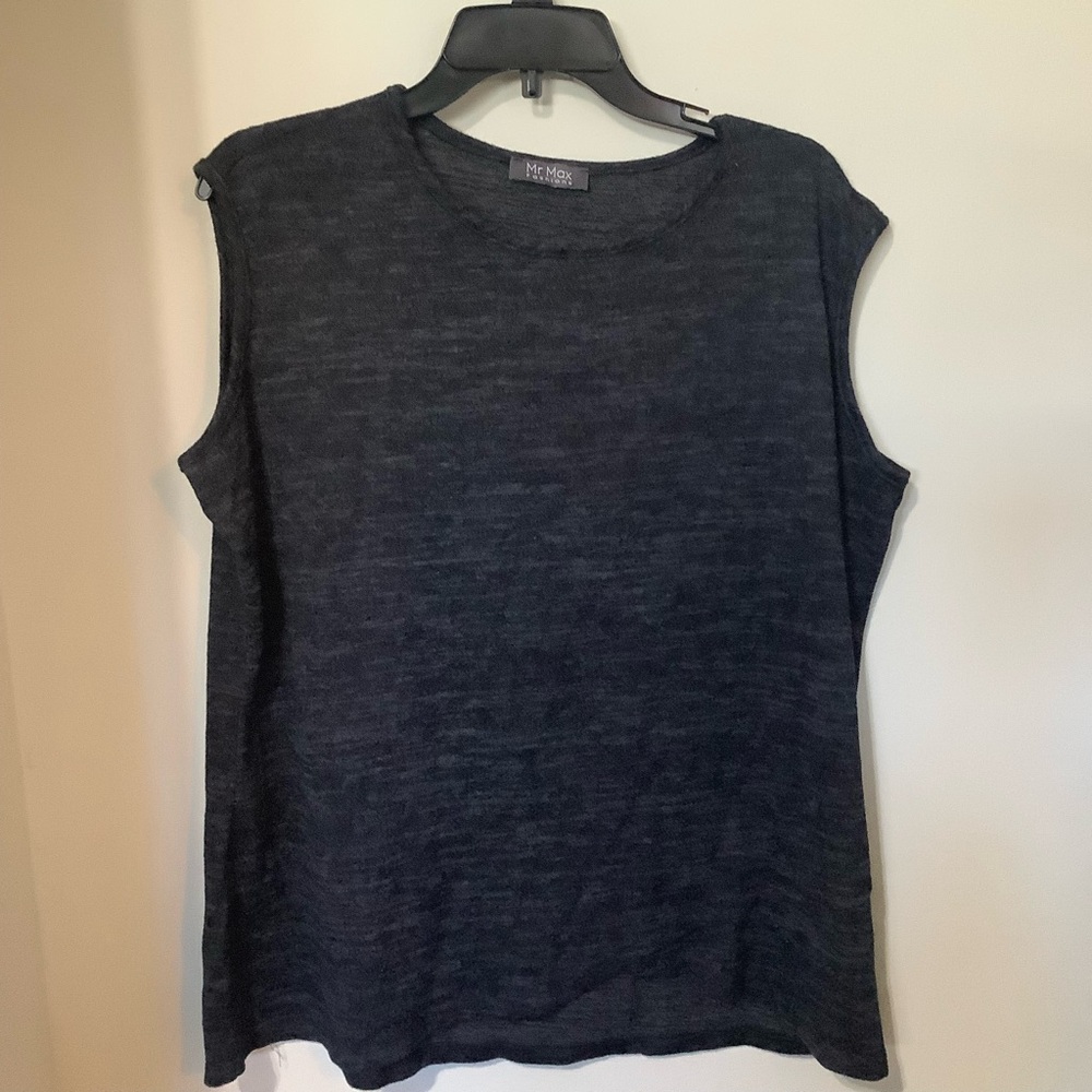 Mr Max Studio Dark Grey Top (NWOT)